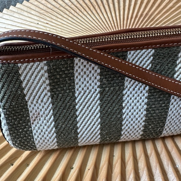 Tory Burch McGraw Stripe Wedge Shoulder Bag - Picture 6 of 6